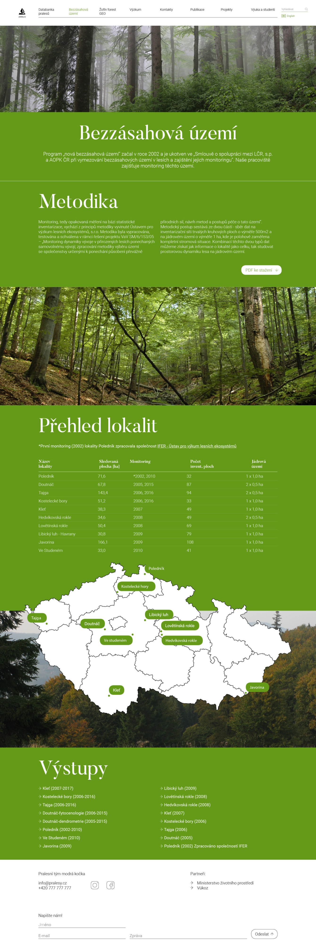 Pralesy ČR