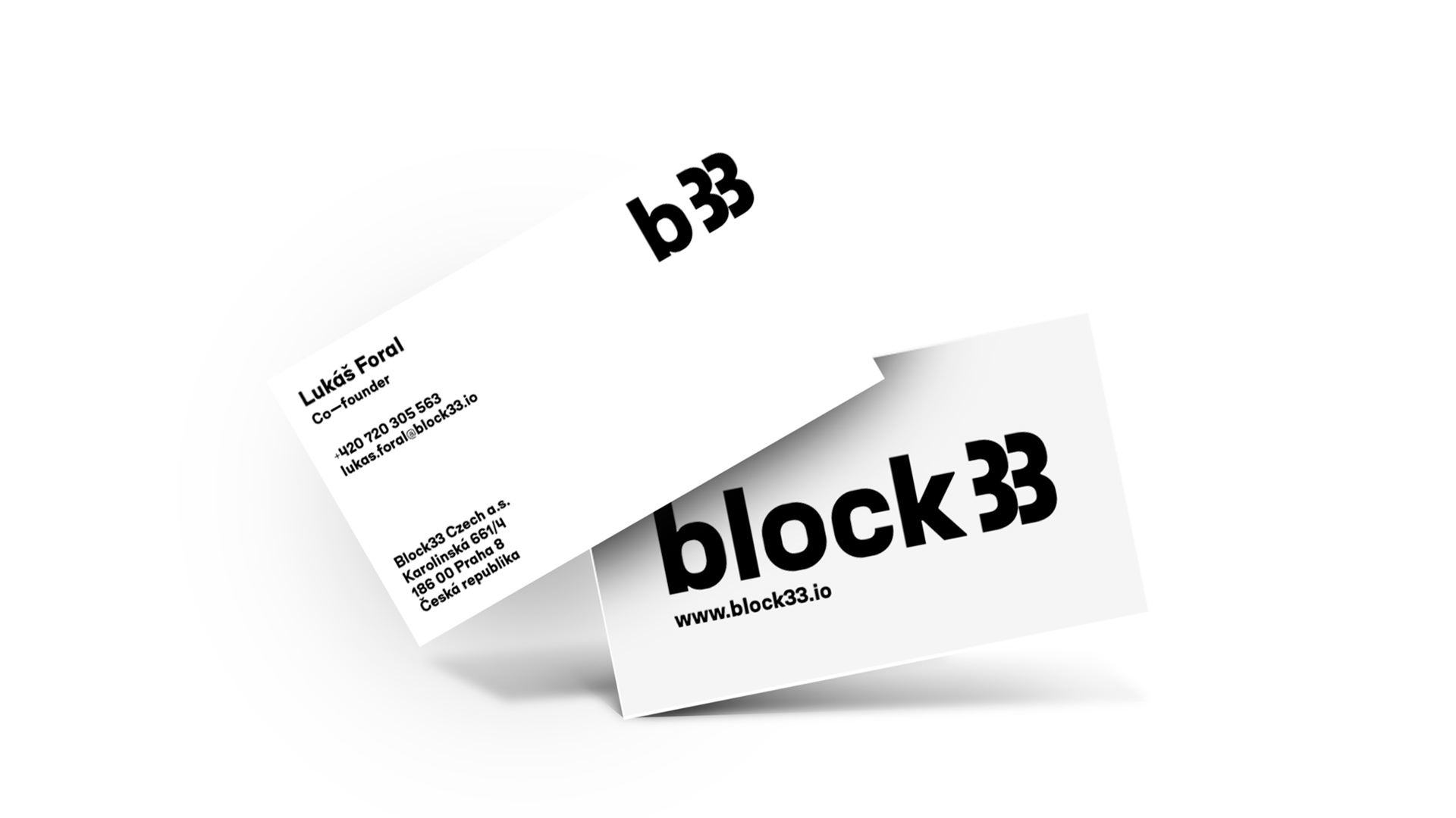 b33 vizitky - realizace, Logo&Tisk
