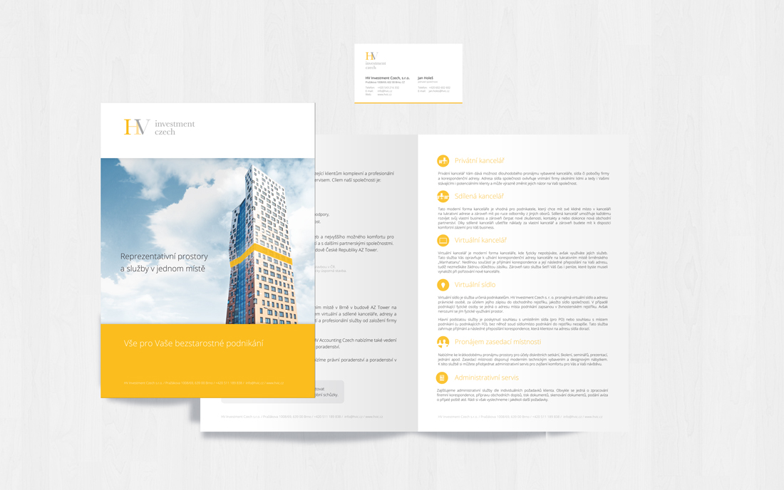 HV Investment identity | Webdesign Blog