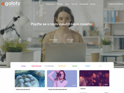 Galoty web - realizace