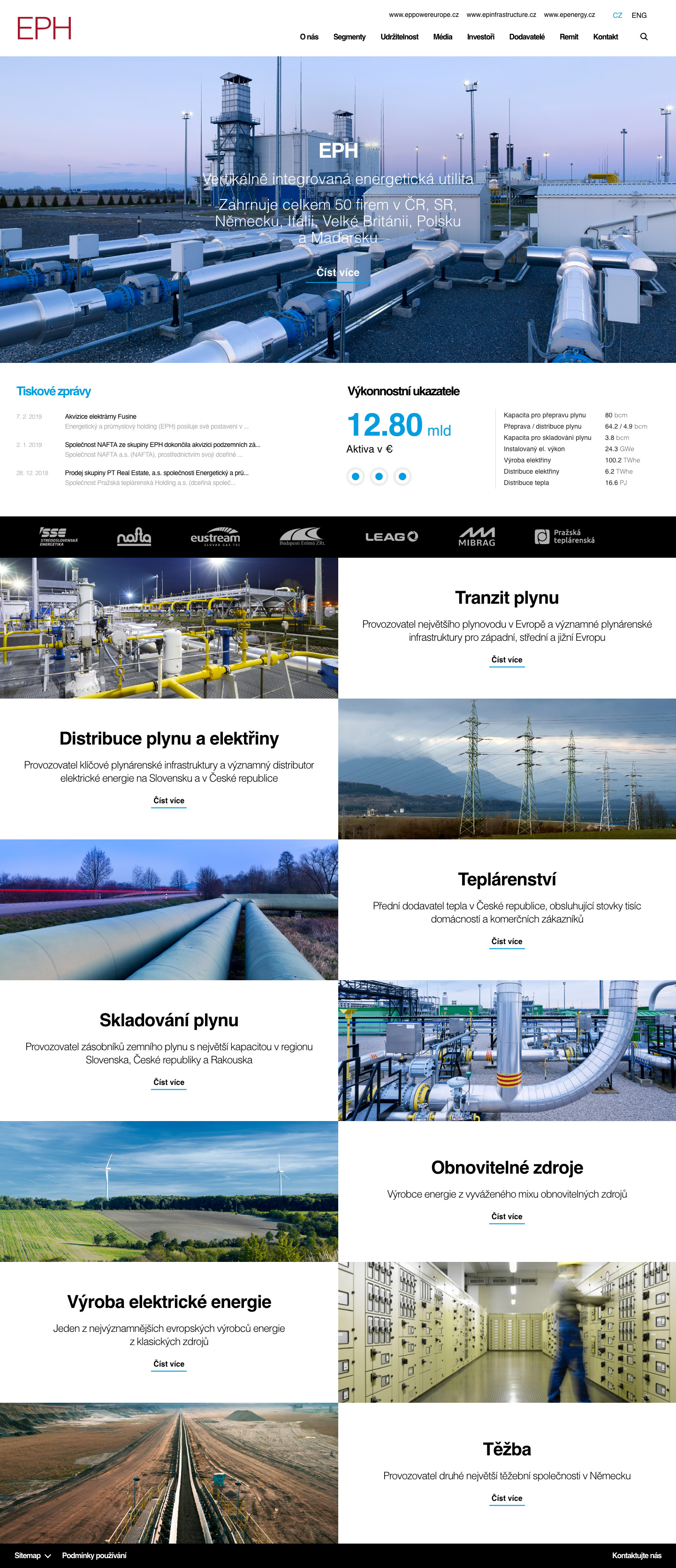 Energetický a průmyslový holding | Webdesign Blog