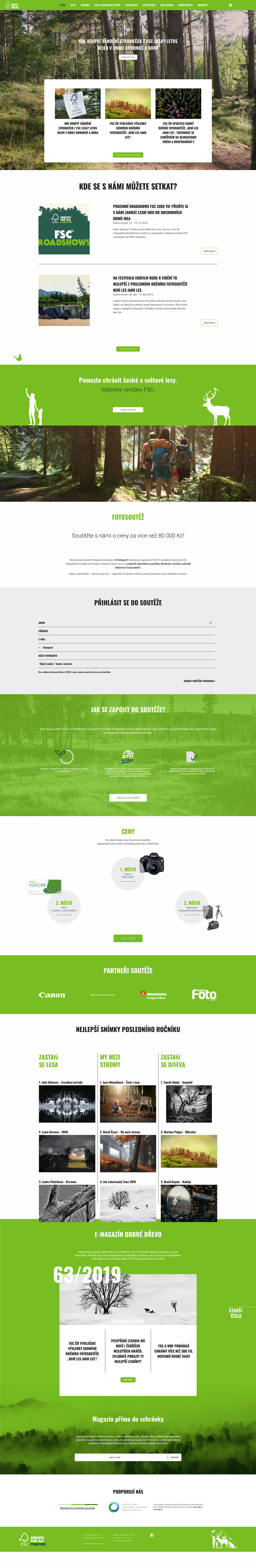 FSC - website development Poznej drevo